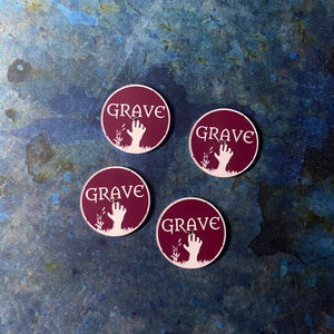 Vampiric Dynasties - Grave Markers (4 Pack)