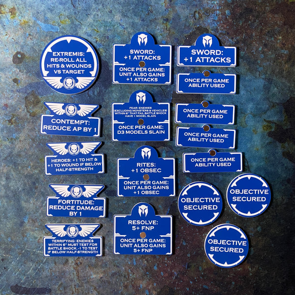 Battle Brothers 10th Edition 40k Token Set