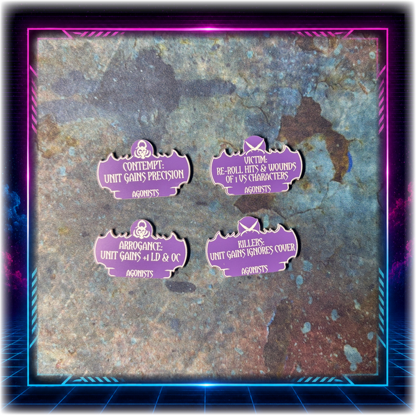Shadowspace Raiders - Agonists Detachment - Grimdark Token Set