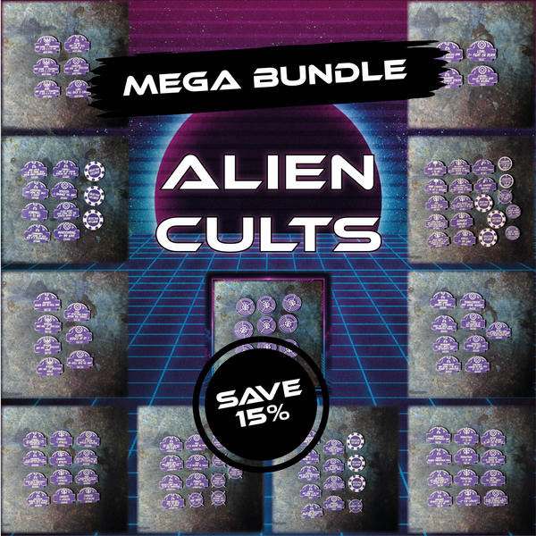 MEGA BUNDLE - Alien Cults - 11th ed Grimdark Token Set