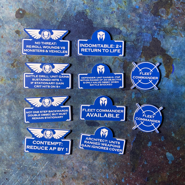 Battle Brothers 10th Edition 40k Token Set