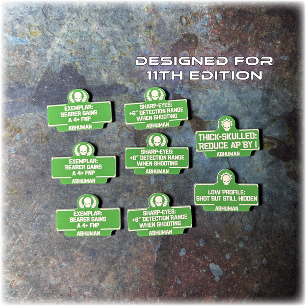 MEGA BUNDLE - Armies of Mankind - Grimdark Token Set