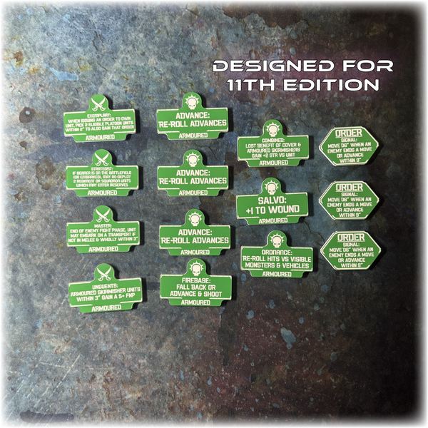MEGA BUNDLE - Armies of Mankind - Grimdark Token Set