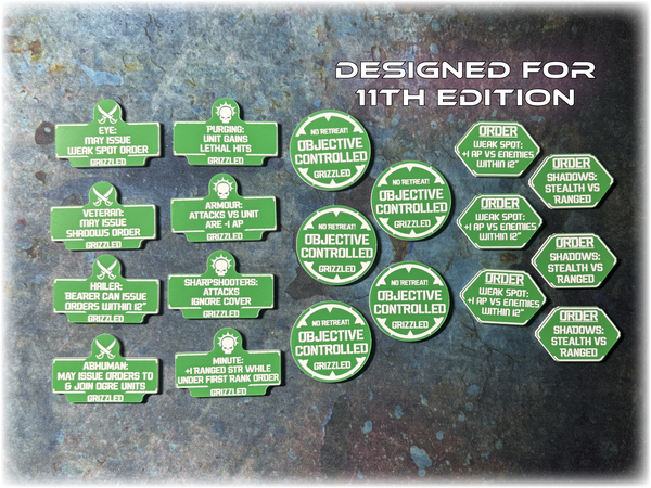 MEGA BUNDLE - Armies of Mankind - Grimdark Token Set