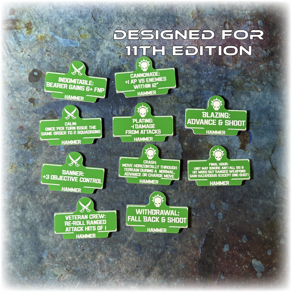 MEGA BUNDLE - Armies of Mankind - Grimdark Token Set