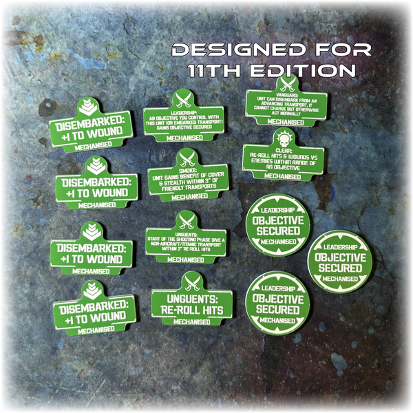 MEGA BUNDLE - Armies of Mankind - Grimdark Token Set