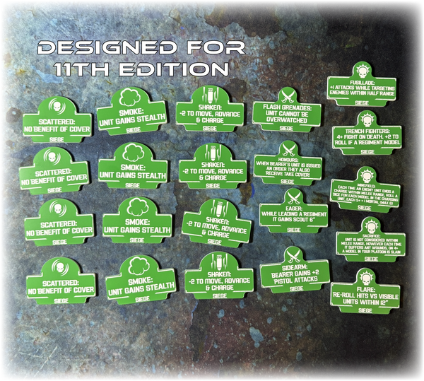 MEGA BUNDLE - Armies of Mankind - Grimdark Token Set