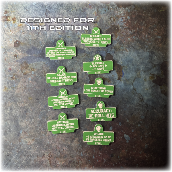 MEGA BUNDLE - Armies of Mankind - Grimdark Token Set