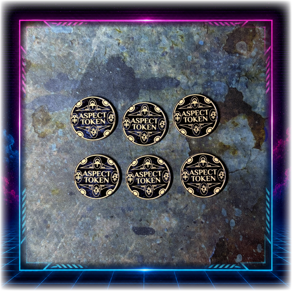 Space Elves - Aspect Acrylic Tokens 10th Edition (Pack of 6)