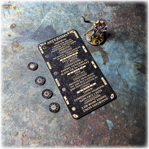 Celestial Lizards Asterism Tracker - AoS 4th Edition