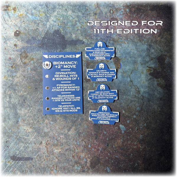 Battle Brothers - Libarius Detachment - 11th Edition Token Set