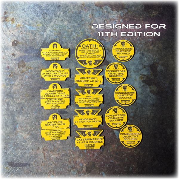MEGA BUNDLE - Battle Brothers - Grimdark Token Set