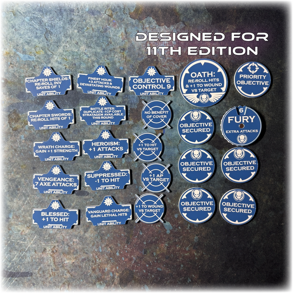 MEGA BUNDLE - Battle Brothers - Grimdark Token Set
