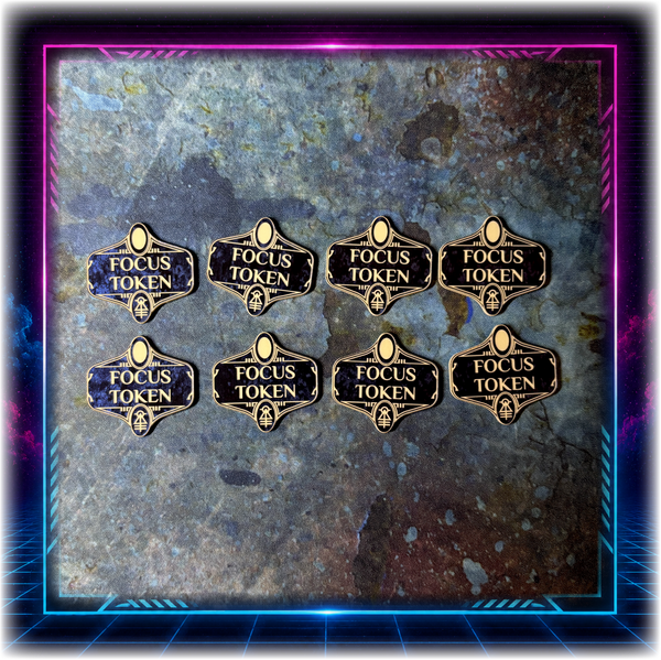 Space Elves - Battle Focus Acrylic Tokens 10th Edition (Pack of 8)
