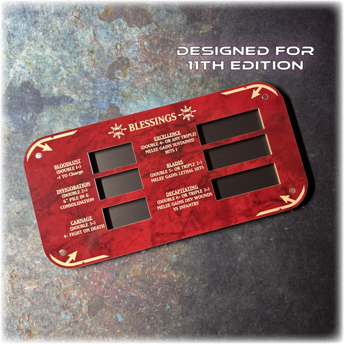 World Devourers - Magnetic Blessings Tracker - 11th Edition