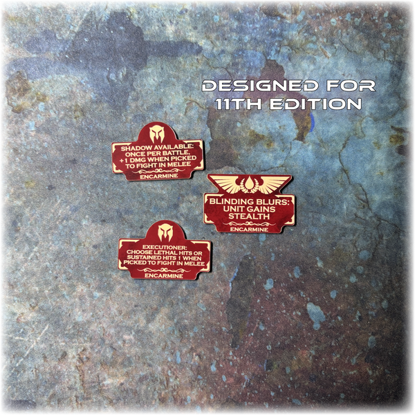 Bloody Angels - Encarmine - 11th Edition Token Set