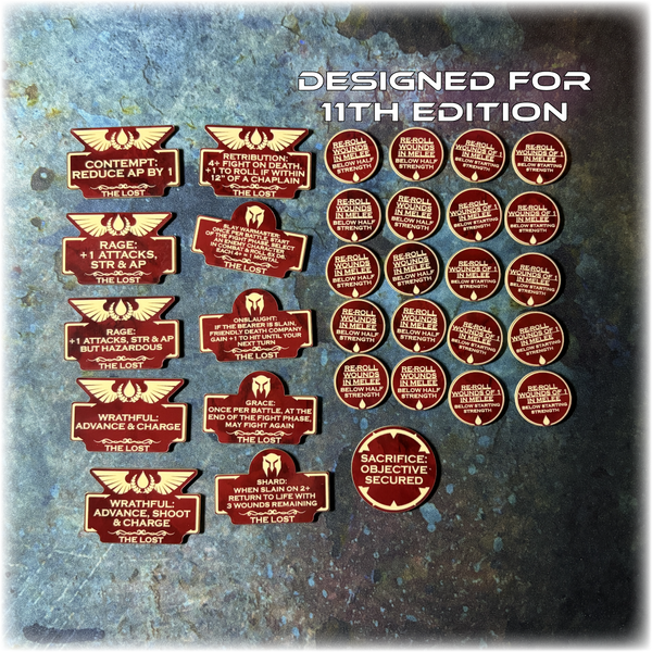 Bloody Angels - The Lost - 11th Edition Token Set