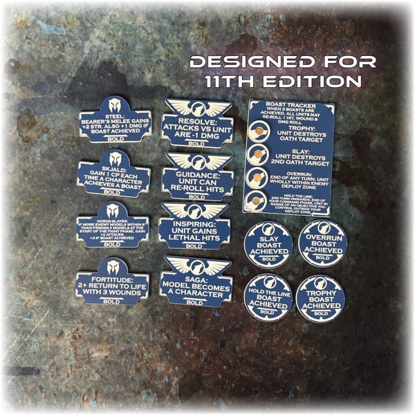 MEGA BUNDLE - Wolf Brothers - Grimdark Token Set