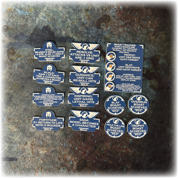 Wolf Battle Brothers  - 10th Edition 40k Token Set