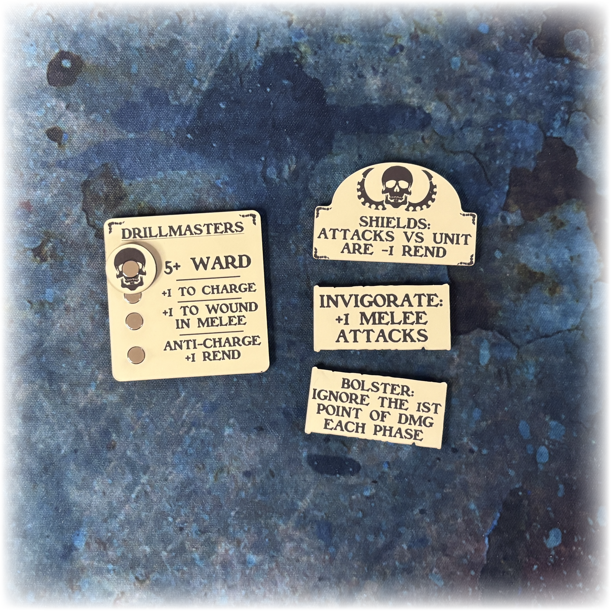 Bone Collectors - Scourge of Life Upgrade Tokens - AoS 4th Edition