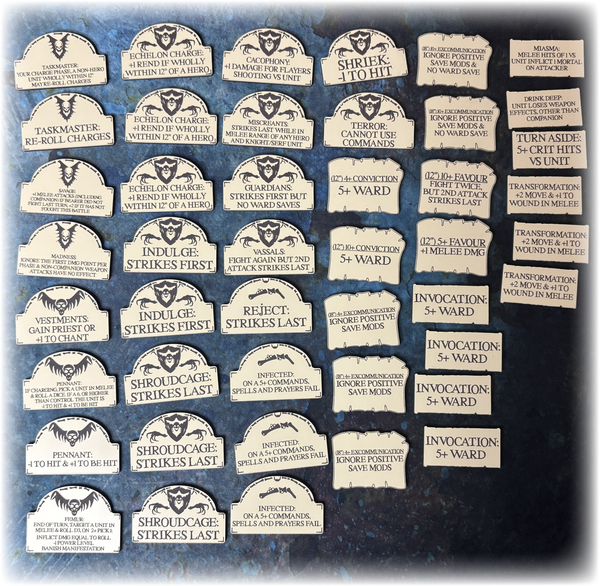 Cannibal Courts 4th Edition Token Set