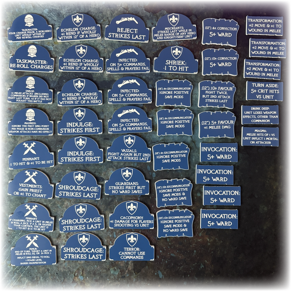 Cannibal Courts 4th Edition Token Set