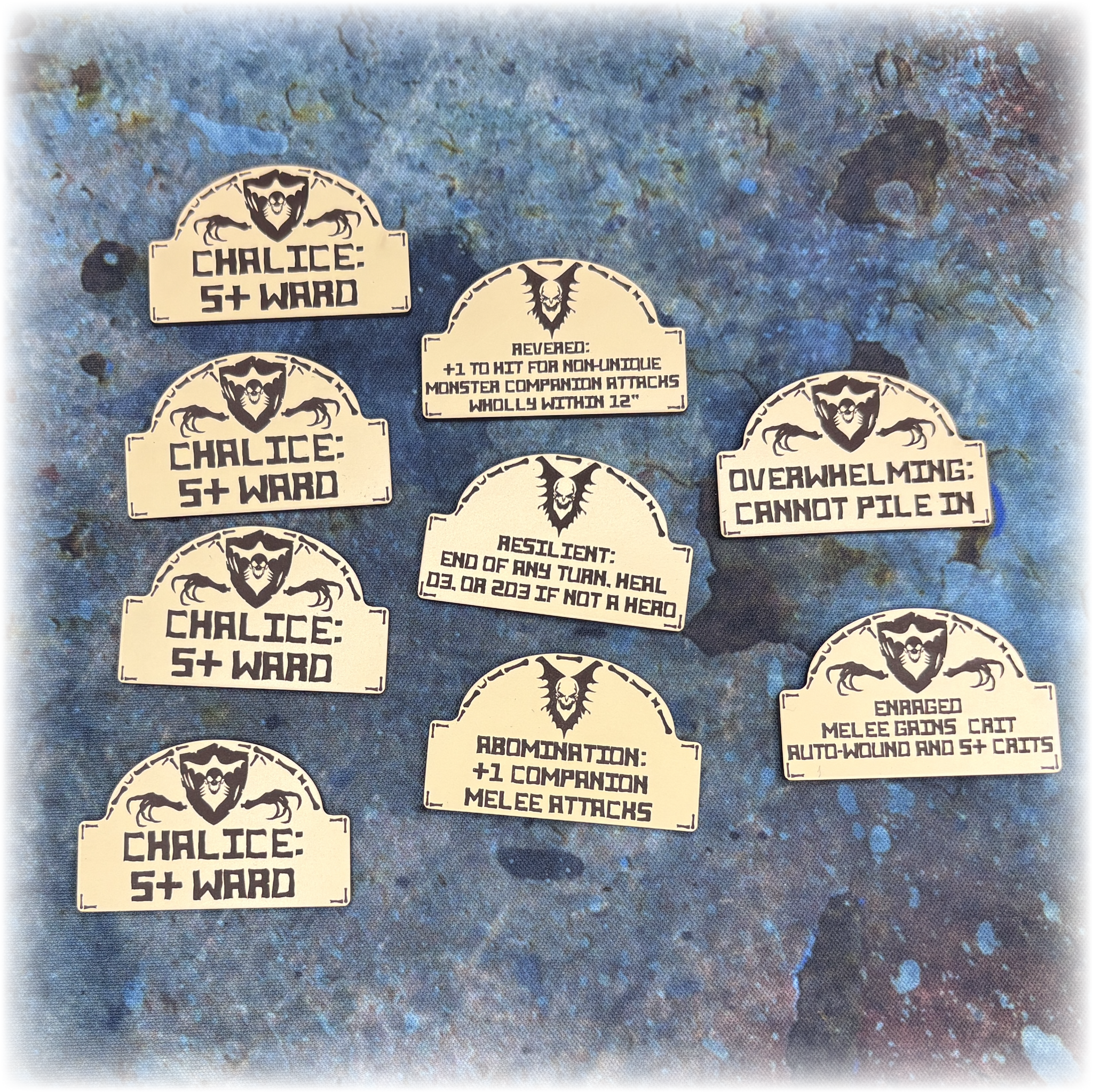 Cannibal Courts - Scourge of Life Upgrade Tokens - AoS 4th Edition