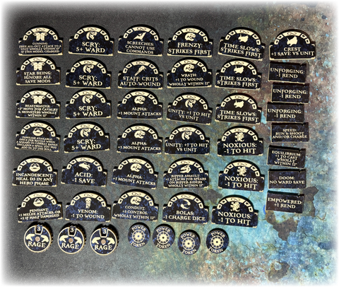 Celestial Lizards AoS 4th Edition Token Set