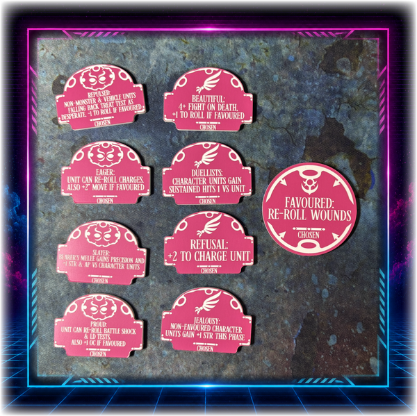 Emperor's Chosen - Chosen Detachment - Grimdark Token Set