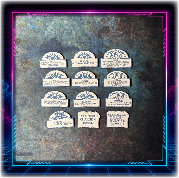 Cities of Order - Scourge of Fire Upgrade Tokens