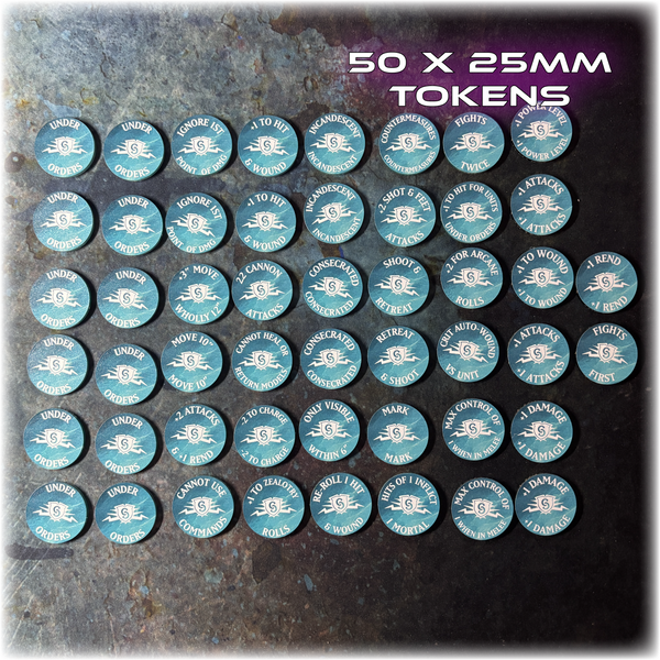 Cities of Order – Fantasy Effect Battle Tokens - AoS 4th edition