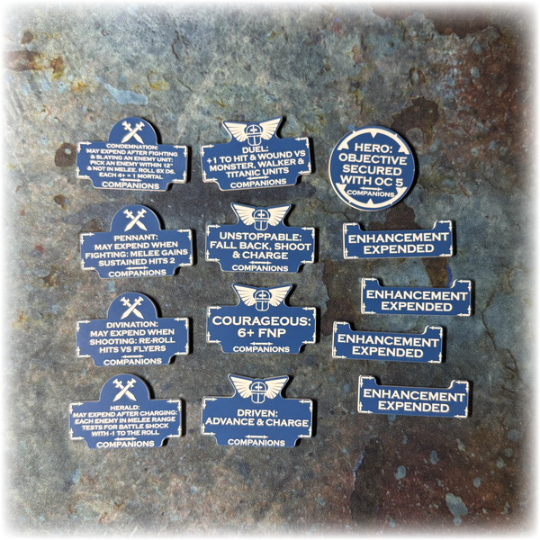 Loyalist Knights  - 10th Edition 40k Token Set