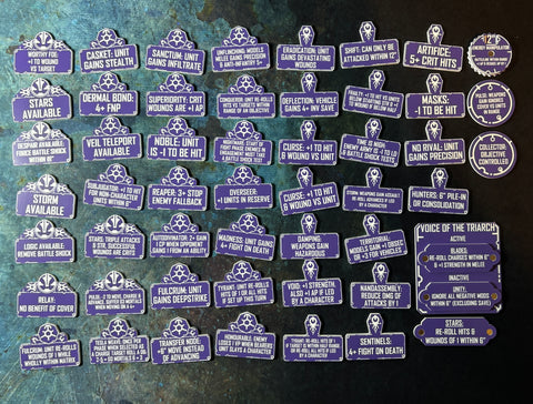 Android Dynasties 10th Edition 40k Token Set
