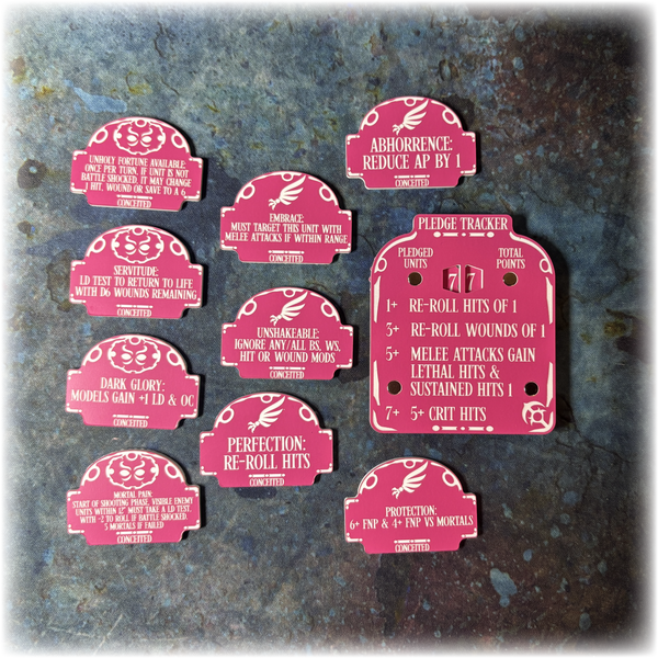 Emperor's Chosen - 10th Edition 40k Token Set