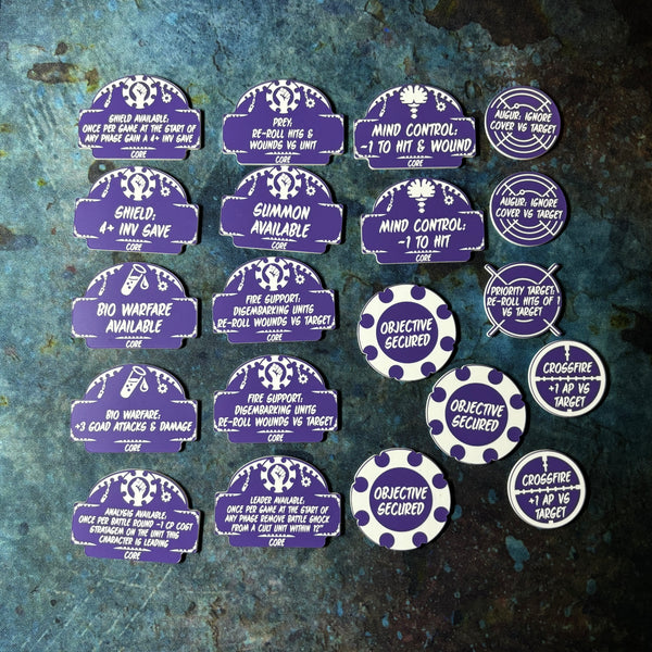 Alien Cults 10th Edition 40k Token Set