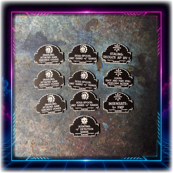MEGA BUNDLE - Corrupted Knights - Grimdark Token Set
