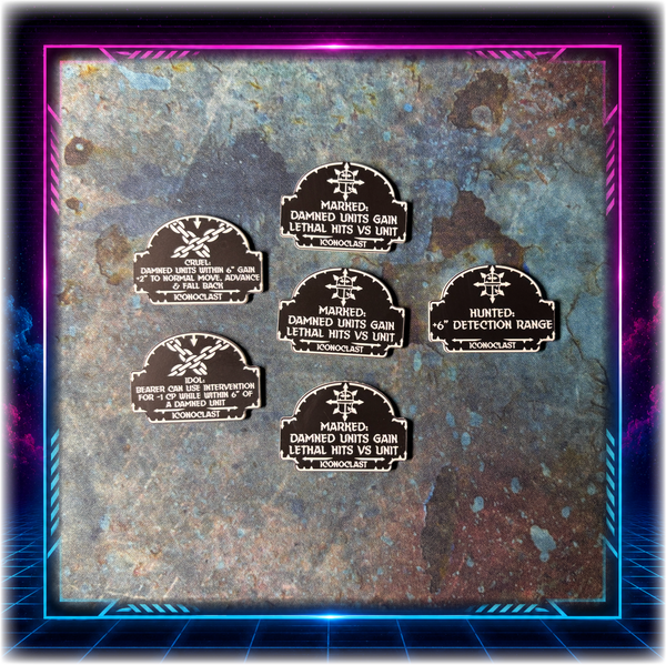 MEGA BUNDLE - Corrupted Knights - Grimdark Token Set