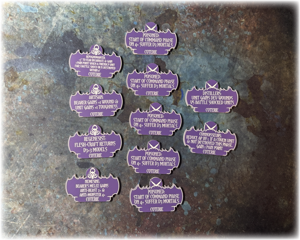 Shadowspace Raiders 10th Edition 40k Token Set - New Codex