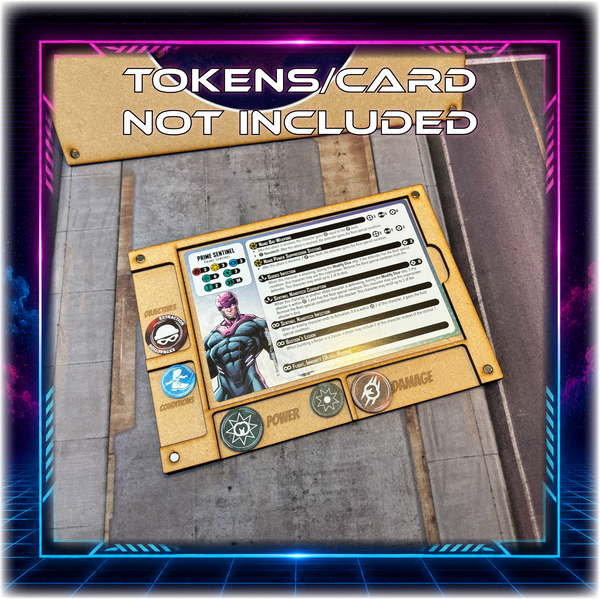 Superhero Crisis Card Holders - Magnetised MDF (2 Pack)