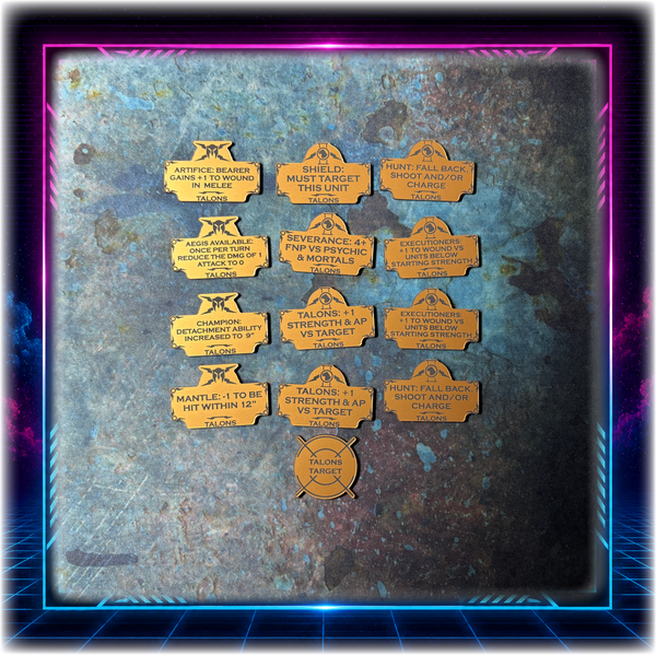Custodians - Talons Detachment - Token Set