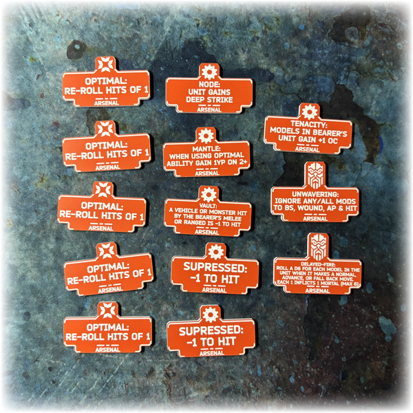 Dwarven Space Leagues - 10th Edition 40k Token Set