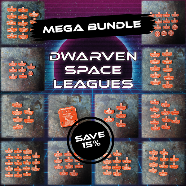 MEGA BUNDLE - Dwarven Space Leagues - 11th ed Grimdark Token Set