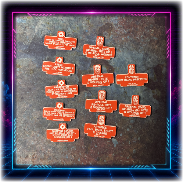 MEGA BUNDLE - Dwarven Space Leagues - 11th ed Grimdark Token Set