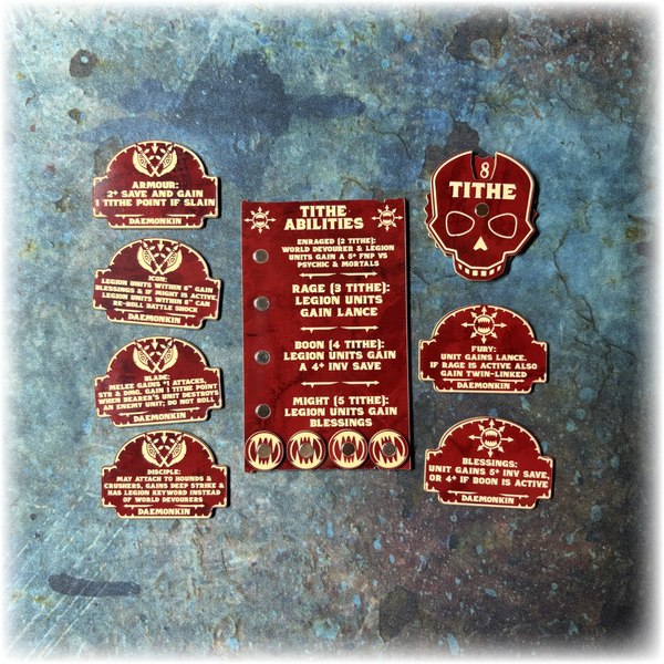 World Devourers - 10th Edition 40k Token Set