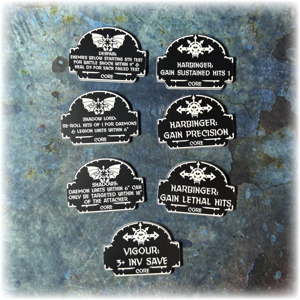 Chaotic Daemons 10th Edition Index Token Set – Pro Painted Studios