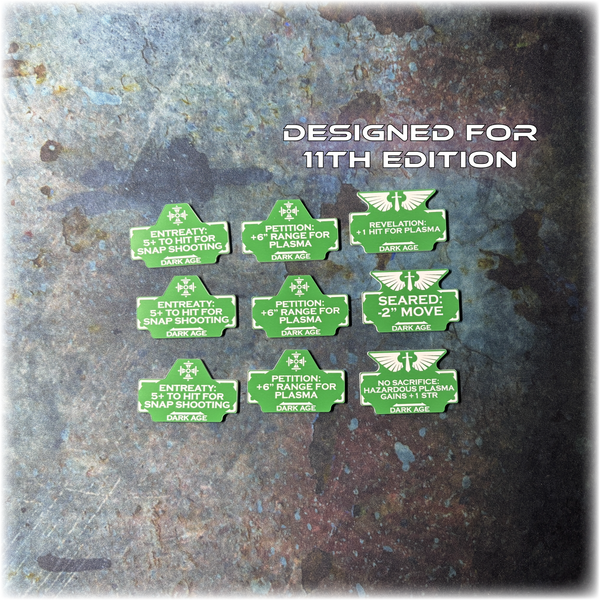MEGA BUNDLE - Dark Angelic Battle Brothers - Grimdark Token Set