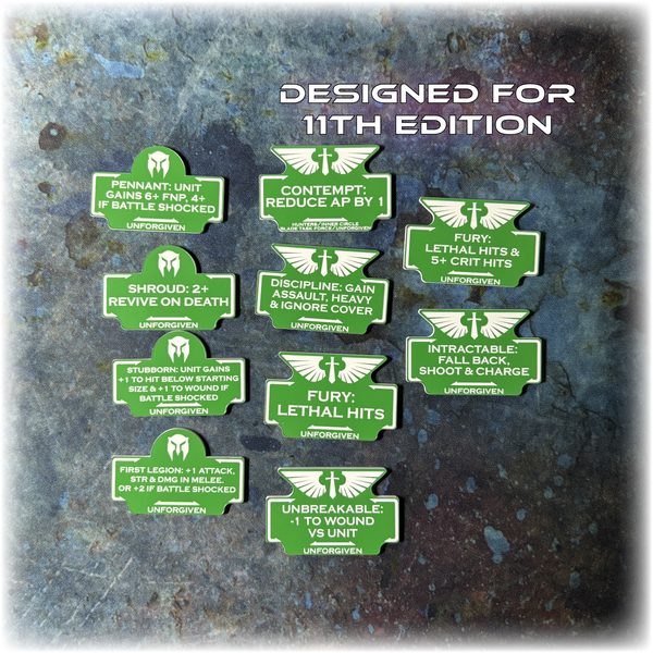 MEGA BUNDLE - Dark Angelic Battle Brothers - Grimdark Token Set