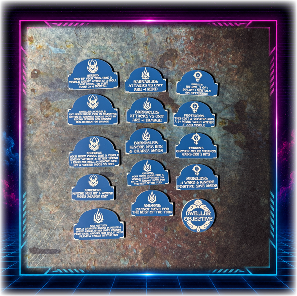 Deep Sea Elves - Scourge of Fire Upgrade Tokens