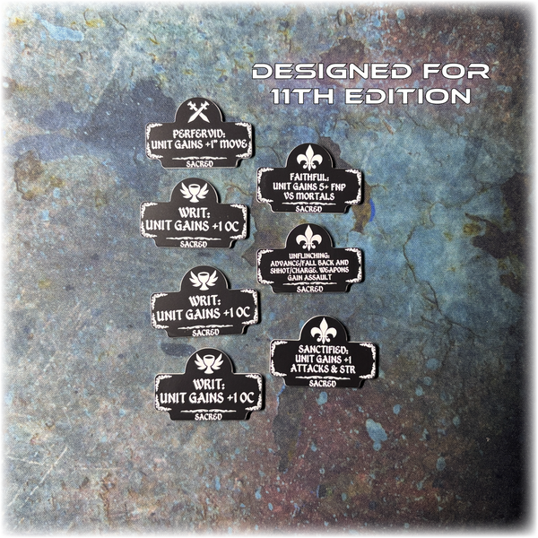 Devout Sisters - Sacred Detachment - 11th Edition Token Set