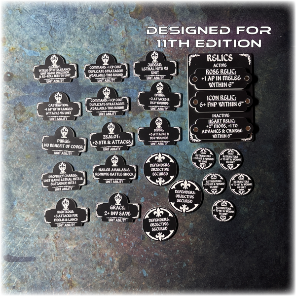 Devout Sisters - Unit Abilities - 11th Edition Token Set